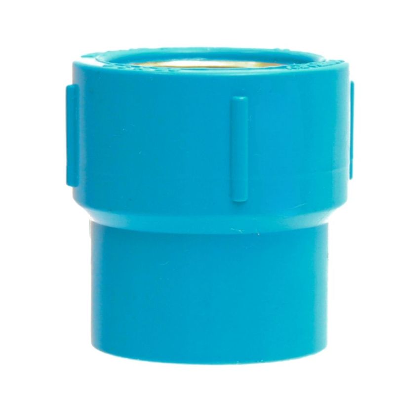 Luva-Soldavel-com-Bucha-de-Latao-Azul-PVC-25mm-X-3-4--Fortlev