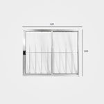Janela-de-Correr-2-Folhas-com-Grade-Aluminio-Brilhante-100x120cm