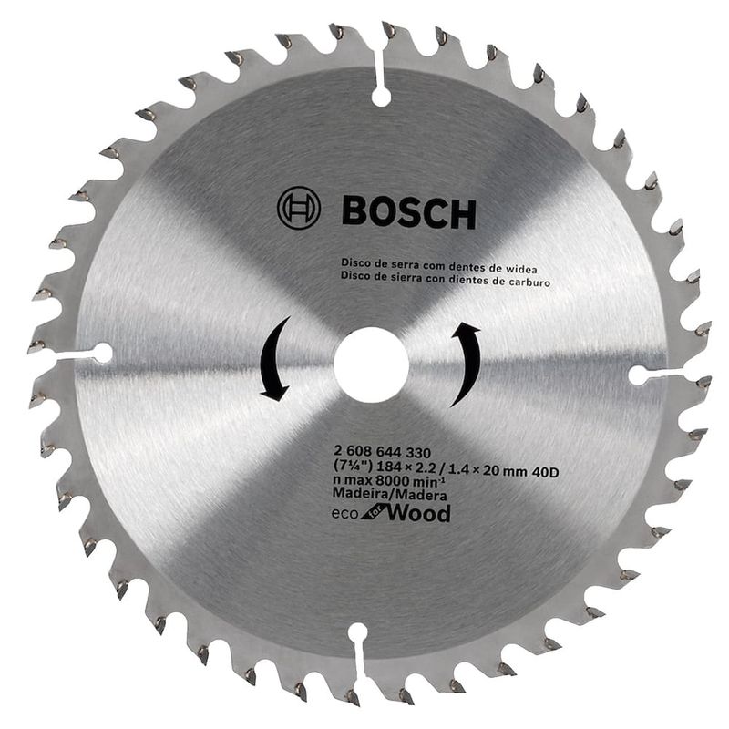 Disco-de-Serra-Circular-7.1-4--184x20mm-com-40-Dentes-Eco-Bosch