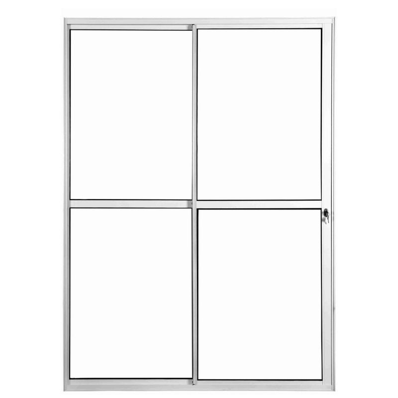 Porta-de-Correr-2-Folhas-Aluminio-Branco-210x150cm