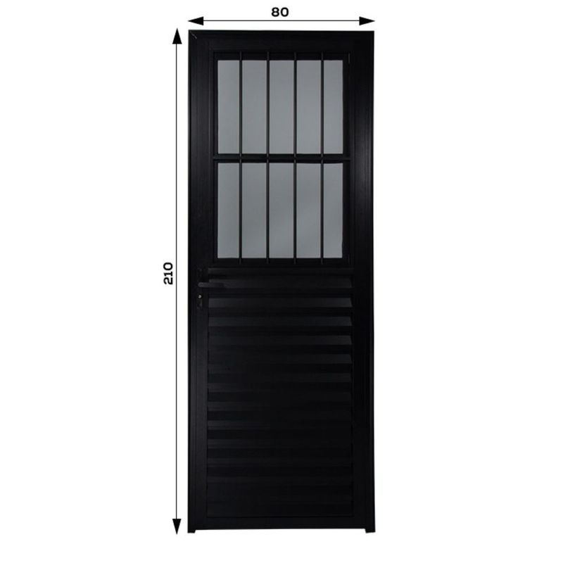 Porta-Postigo-Vidro-Boreal-Aluminio-Preto-Direito-210x80cm