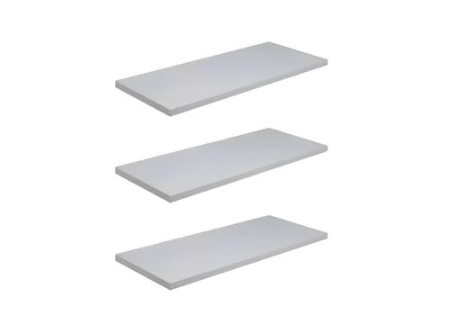 Prateleira MDF Branco com Suporte Invisível 120x20x1,5cm