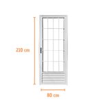 Porta-Palito-Aluminio-Branco-Vidro-Liso-Direito-210x80cm