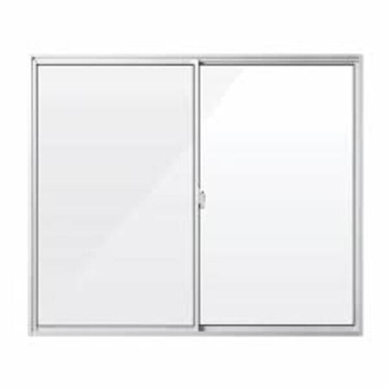 Janela-de-Correr-2-folhas-sem-Grade-Aluminio-Brilhante-120x120cm