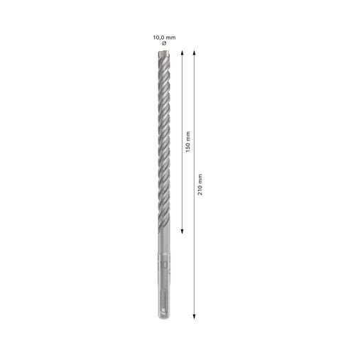 Broca para concreto PRO SDS plus-5X 10x150x210mm Bosch