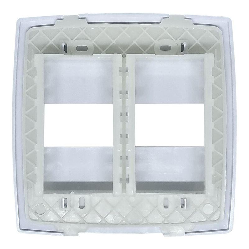 Placa-2-Postos-4x4-com-Suporte-Branca-Home