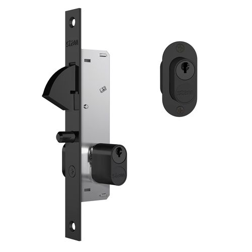 Fechadura Externa Bico de Papagaio Porta de Correr 18MM 901 Preto