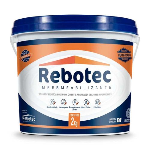 Impermeabilizante Hidrofugante Rebotec 2kg