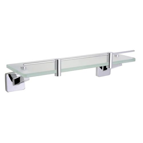 Porta Shampoo Reto para Banheiro 30x10,6cm Like Square Cromado