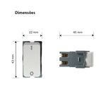 Modulo-Interruptor-Bipolar-Simples-25A-250V-Branco-Linha-B3