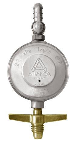 Regulador Gás Doméstico 1kg/h 504/01 3/8" BM Aliança