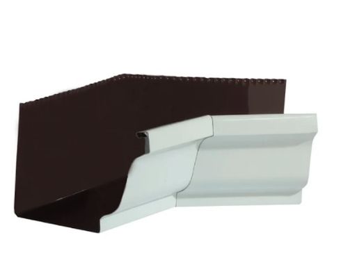 Esquadro Interno Alumínio 45° Branco 13cm BellhaCalha