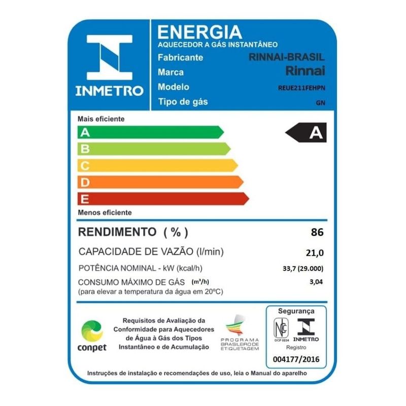 Aquecedor-de-Agua-a-Gas-GN-21L-E21-Preto-Digital-Bivolt-Rinnai