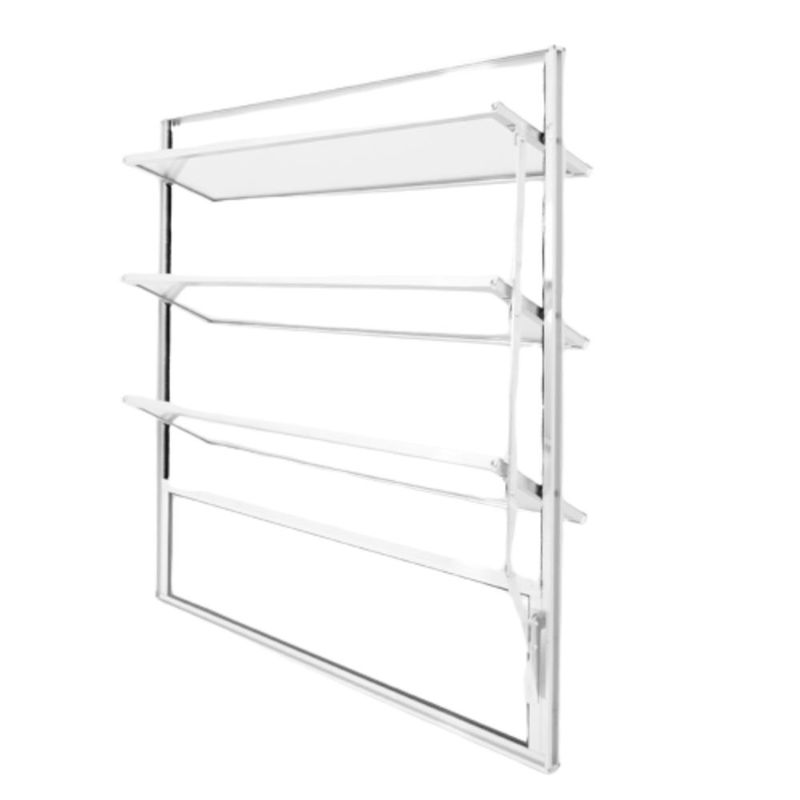 Janela-Basculante-Vidro-Boreal-Aluminio-Brilhante-80x80cm
