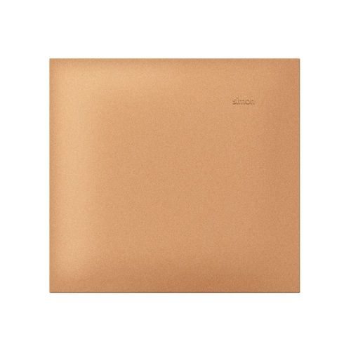 Placa Cega 4x4 sem Suporte Rosé Gold Simon 35