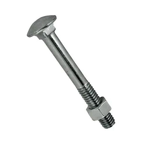 Parafuso Aço Zincado Francês Porca Sextavada UNC 1/4x2 200 peças