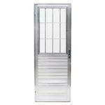 Porta-Postigo-Vidro-Liso-Aluminio-Brilhante-Esquerdo-210x80cm