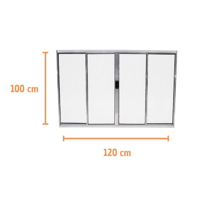 Janela-de-Correr-4-Folhas-sem-Grade-Aluminio-Brilhante-100x120cm
