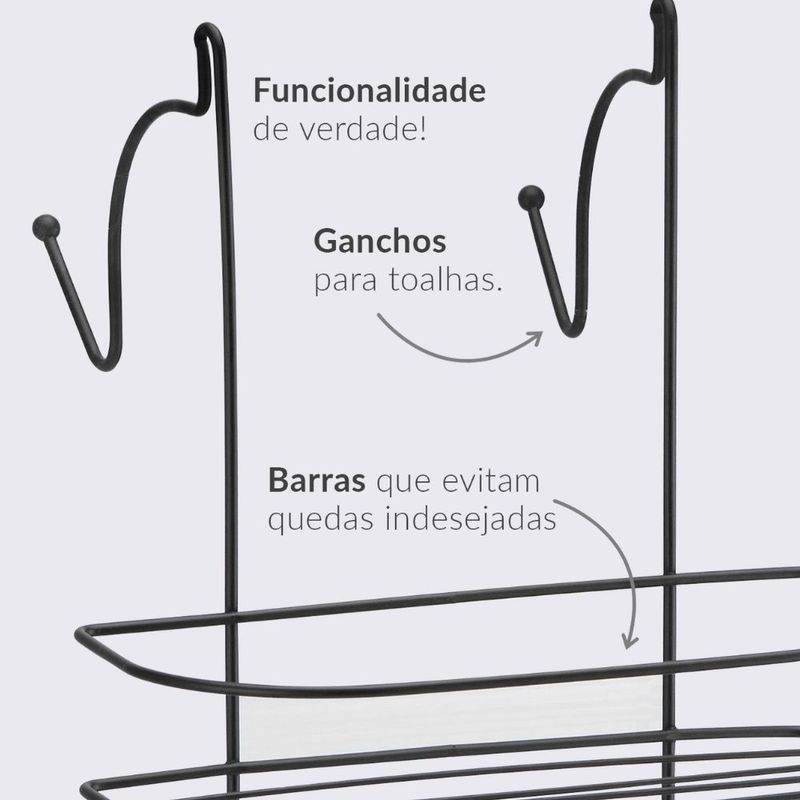 Porta-Shampoo-Duplo-para-Banheiro-445cm-Preto