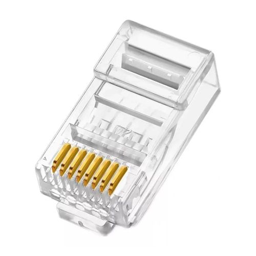 Plugue Informática RJ45 com 10 Peças