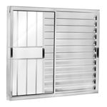 Veneziana-3-Folhas-com-Grade-Aluminio-Brilhante-100x150cm