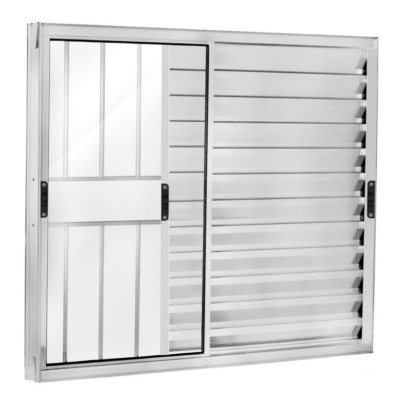 Veneziana-3-Folhas-com-Grade-Aluminio-Brilhante-100x150cm