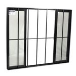 Janela-de-Correr-4-Folhas-com-Grade-Aluminio-Preto-100x150cm