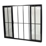 Janela-de-Correr-4-Folhas-com-Grade-Aluminio-Preto-100x150cm