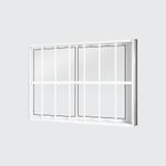 Janela-de-Correr-2-Folhas-com-Grade-Aluminio-Branco-100x150cm