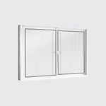 Janela-de-Correr-2-Folhas-com-Grade-Aluminio-Branco-100x150cm
