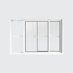 Janela-de-Correr-2-Folhas-com-Grade-Aluminio-Branco-100x150cm