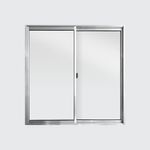 Janela-de-Correr-2-Folhas-sem-Grade-Aluminio-Brilhante-80x80cm