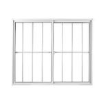 Janela-de-Correr-2-folhas-com-Grade-Aluminio-Brilhante-100x120cm