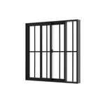 Janela-de-Correr-2-folhas-com-Grade-Aluminio-Preto-100x100cm
