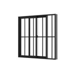 Janela-de-Correr-2-folhas-com-Grade-Aluminio-Preto-120x120cm