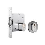Fechadura-Externa-Roseta-Redonda-Trinco-Rolete-45MM-1005-Inox-Cromado