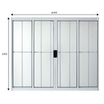Janela-de-Correr-4-Folhas-com-Grade-Aluminio-Branco-100x200cm