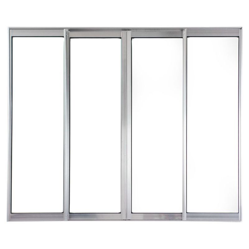 Janela-de-Correr-4-Folhas-sem-Grade-Aluminio-Brilhante-100x200cm