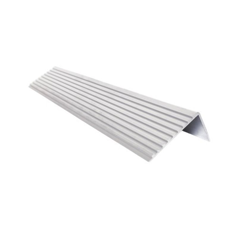 Cantoneira-Frisada-para-Degrau-de-Escada-50x30mm-3m-Aluminio-Natural