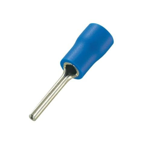 Terminal Pino Longo 1,50-2,50mm² Azul Eletrokit 20 Peças