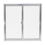 Janela-de-Correr-2-Folhas-sem-Grade-Aluminio-Brilhante-100x100cm
