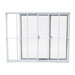 Janela-de-Correr-2-Folhas-com-Grade-Aluminio-Branco-100x120cm