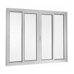 Janela-de-Correr-4-Folhas-sem-Grade-Aluminio-Branco-100x200cm