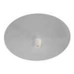Canopla-Redonda-para-Lustre-ou-Pendente-em-Aluminio-Branco-com-140mm
