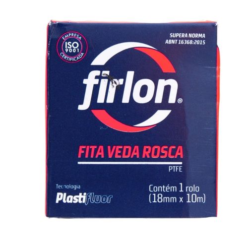 Fita Veda Rosca 18mm x 10m Firlon