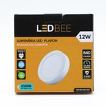 Painel-de-LED-Sobrepor-12W-16cm-840-Lumens-Luz-Branca