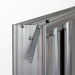 Janela-de-Correr-2-Folhas-com-Grade-Aluminio-Brilhante-80x80cm