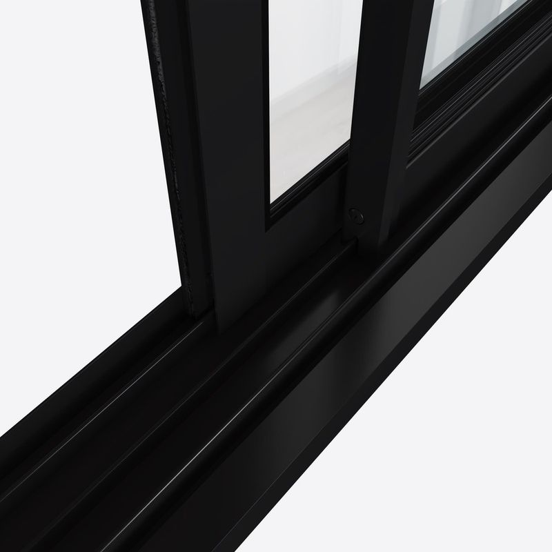 Janela-de-Correr-2-Folhas-sem-Grade-Aluminio-Preto-100x100cm