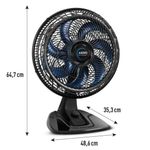 Ventilador-de-Mesa-X-Treme-7-Preto-com-7-Pas-40cm-127V