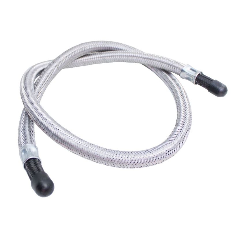 Engate-Flexivel-Malha-de-aco-para-Gas-12m-1-2-c--2-Abracadeiras-Rexon